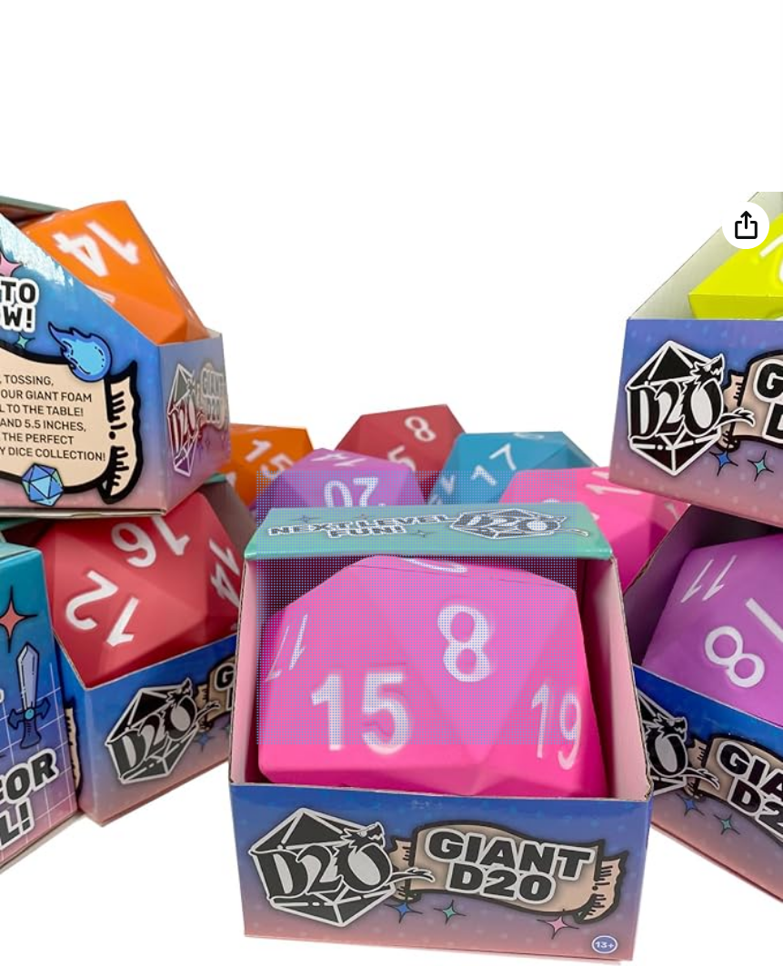 Foam Giant D20 Dice